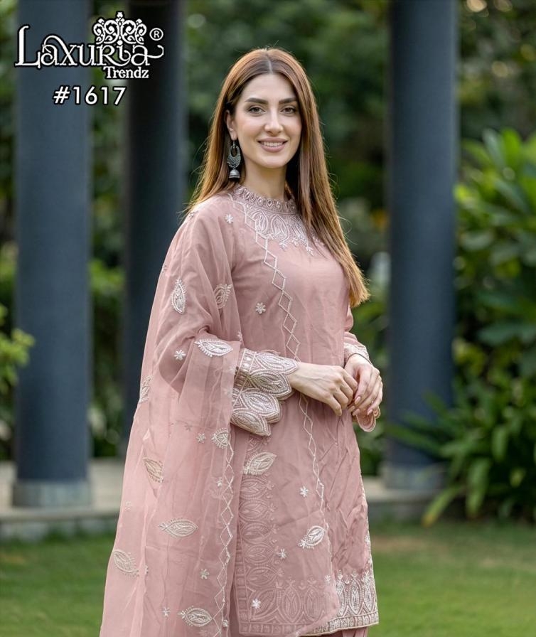 laxuria trendz 1617 silk readymade pakistani suit 