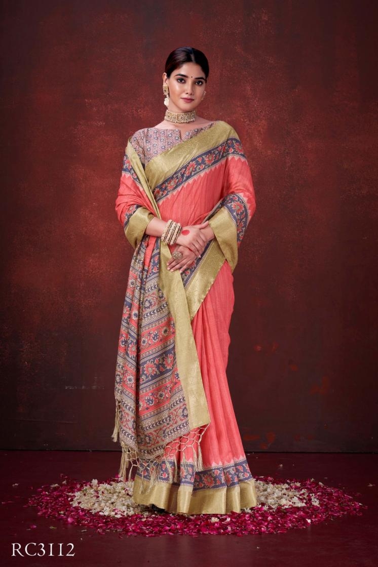 mahotsav rang chatkila 3100 kathari vol 1 series 3107-3112 premium silk saree