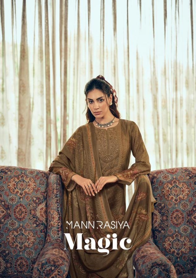 mannrasiya magic series 3136 to 3139 amazing viscose linen salwar kameez in wholesale surat