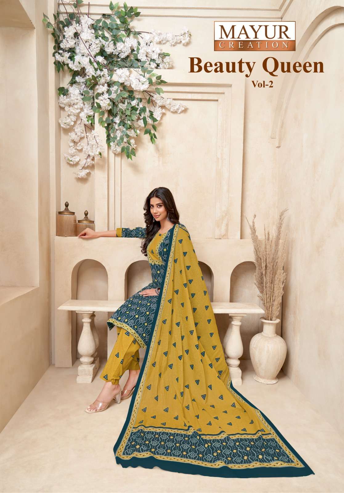 Mayur Beauty Queen Vol-2 series 2001-2010 Pure Cotton readymade suit
