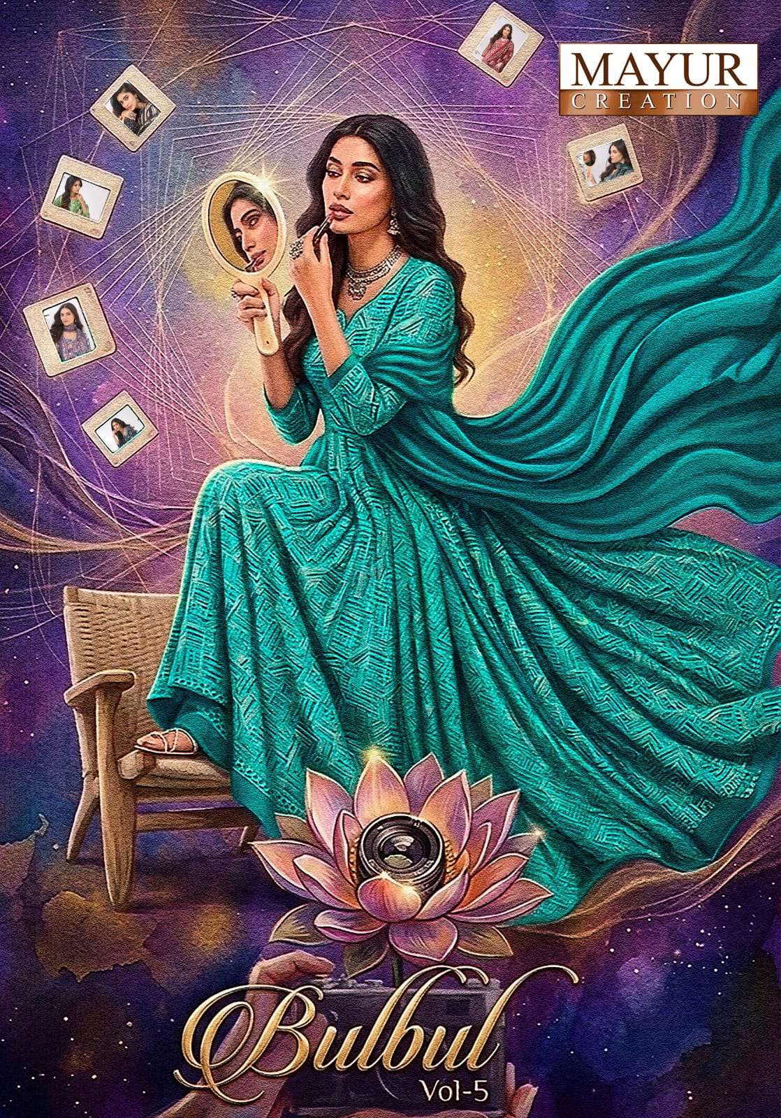 Mayur Bulbul Vol-5 series 5001-5010 Pure Cotton Printed wholesale suit 