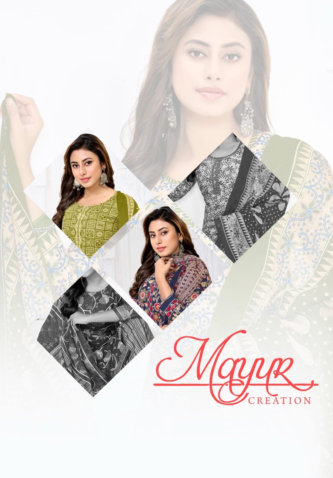 Mayur Tarditional Vol-10 series 10001-10010 Pure Cotton Print wholesale suit