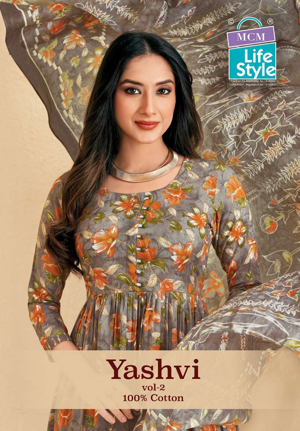 MCM Yashvi Vol-2 series 207-216 Heavy Cotton readymade suit in surat 