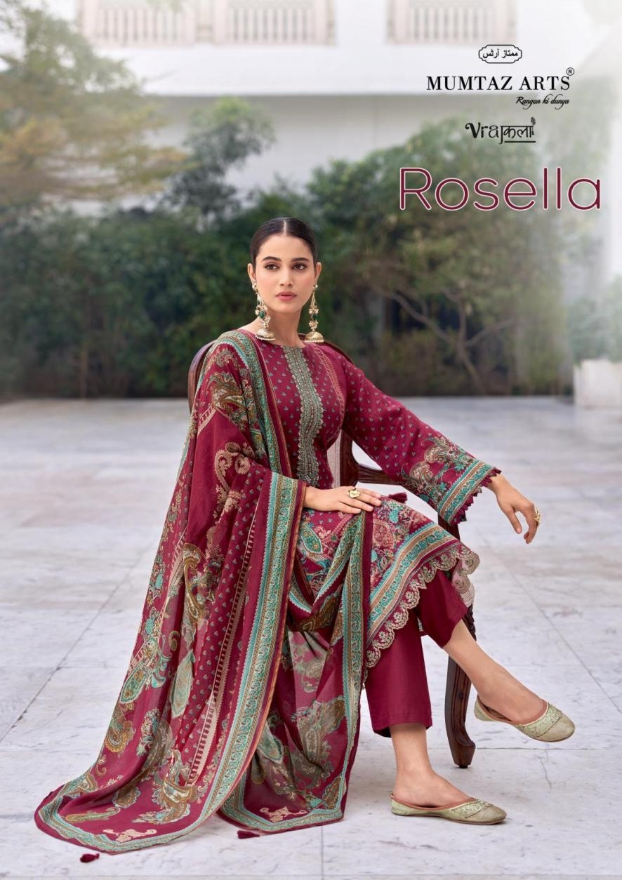 mumtaz arts rosella series 1001 to 1004 jam satin unstitch pakistani salwar kameez n wholesale surat