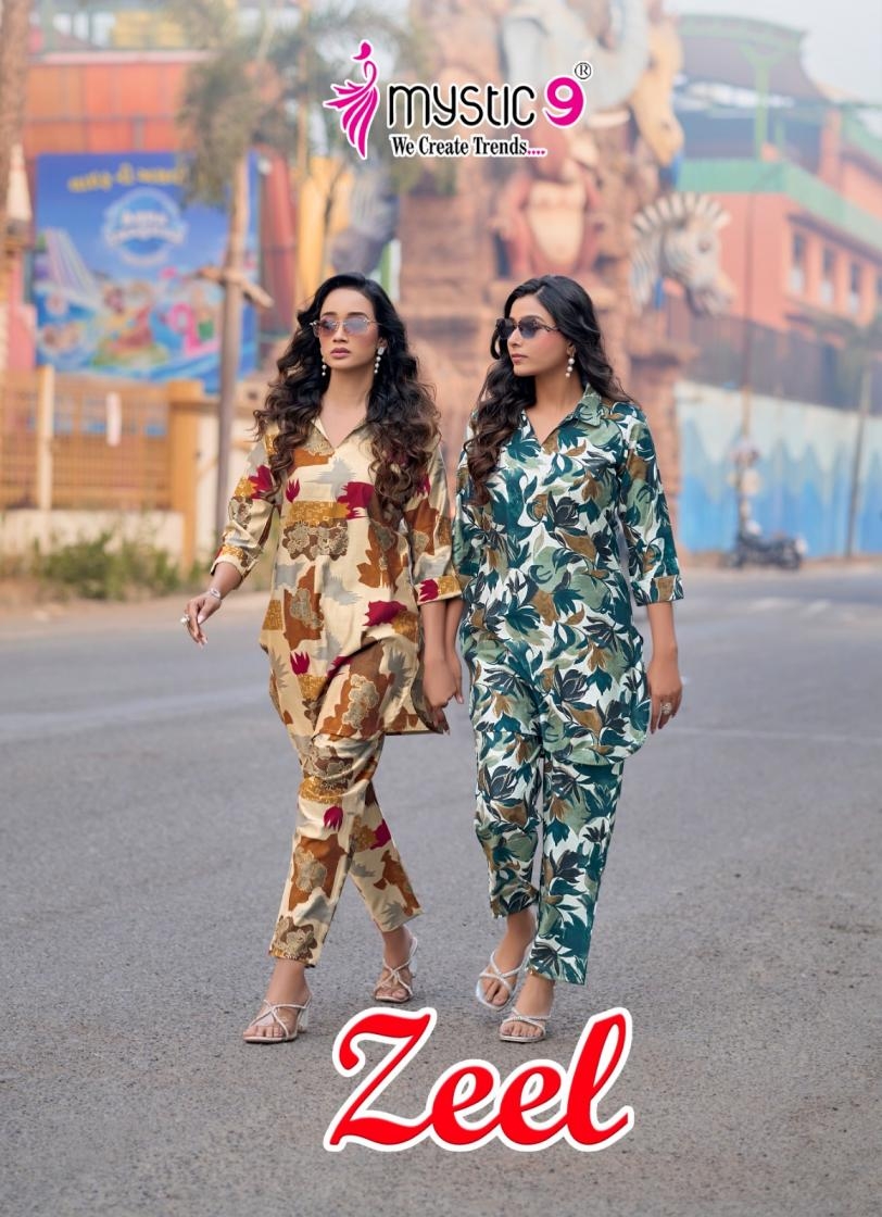mystic9 zeel vol 2 series 2001-2010 gadhwal co-ord set for women