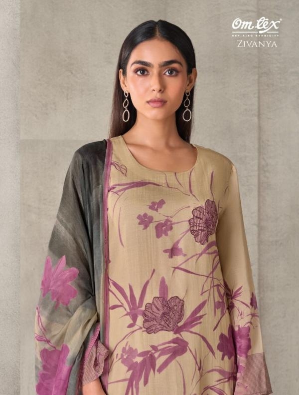 omtex zivana series 15131A to 15131D mul chanderi silk hit design salwar kameez in wholesale surat