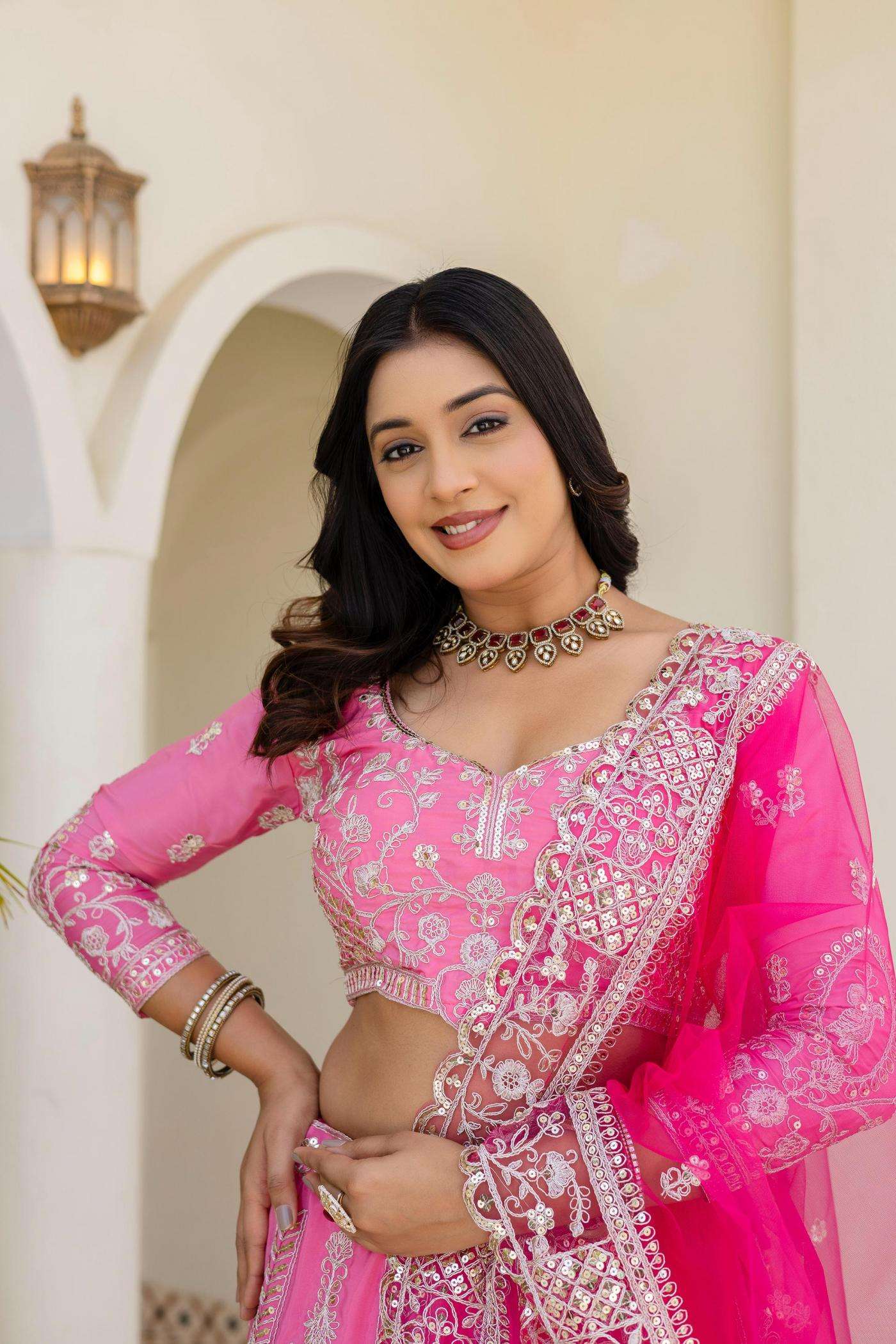 pr dvd 5148 natural crap silk semi stitch lehenga unstitch choli in wholesale surat