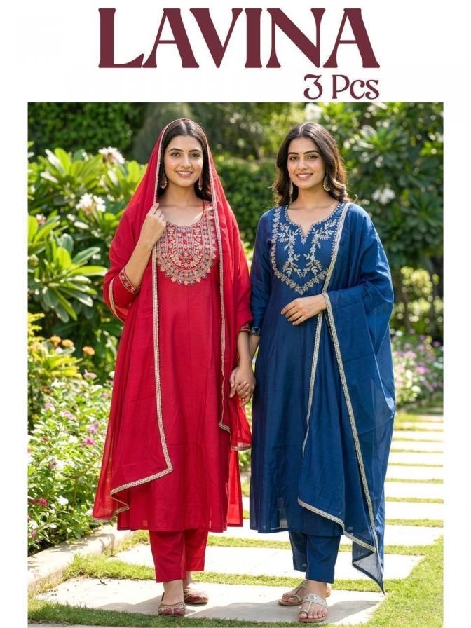 pr lavina series 1001 to 1008 roman silk attractive readymade suit in wholesale surat