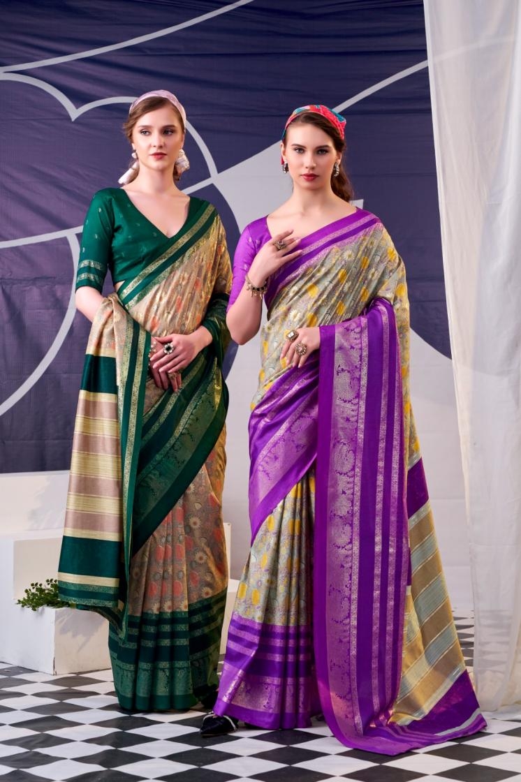 pr trisha vol 2 ynf7302 tasar silk unique saree in wholesale surat