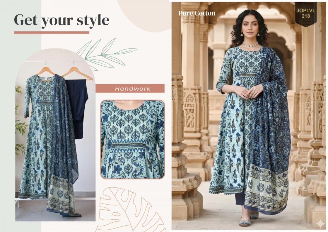 rajnandini janvi cambric cotton readymade suit in wholesale surat