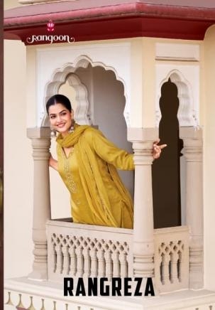 rangoon rangreza series 10471-10474 viscose shimmer readymade suit 