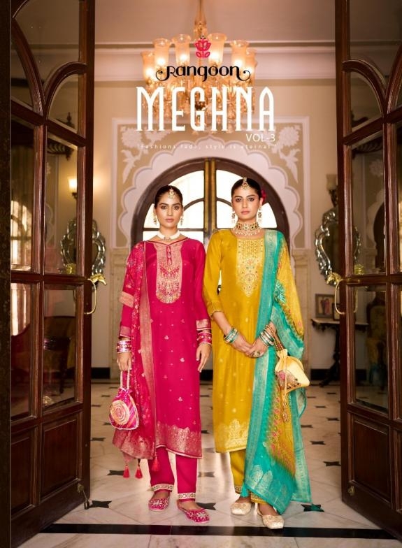 rangoon virasat series 9031-9034 Jecaurd With Khatli Handwork readymade suit 