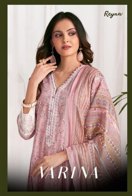 reyna varina series 10512 to 10514 amazing cotton block print ladies suit in wholesale surat