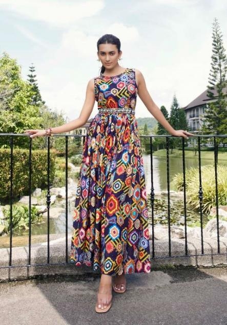 s4u blush b-05 digital print fully stitch floral muslin single jumpsuits