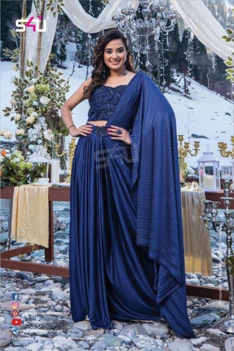 s4u cocktail the wedding saga special occasion wear single full stitch lehenga choli dupatta