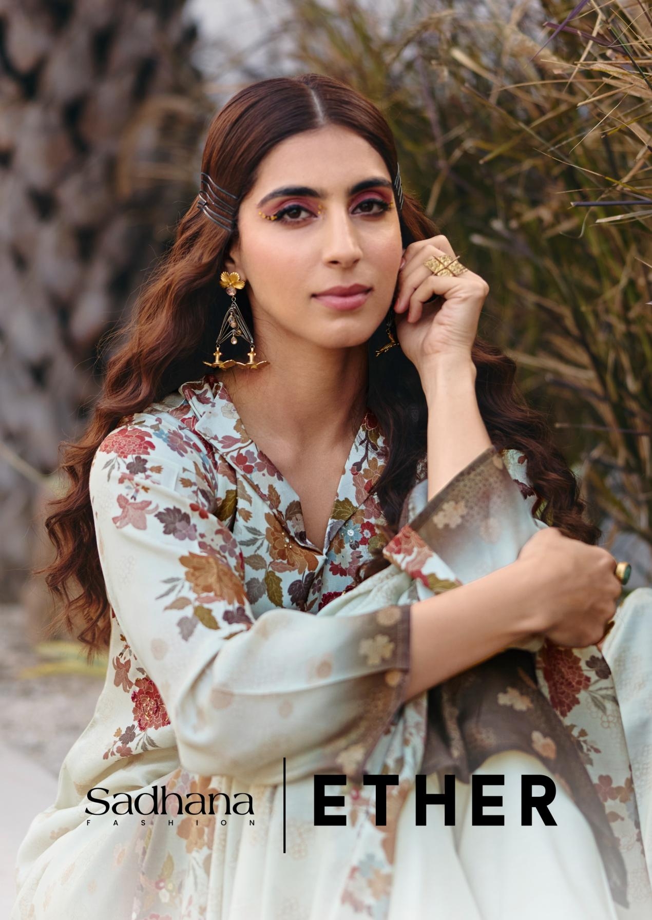sadhana fashion ether series 11155 to 11160 pretty bemberg muslin silk pakistani suits in wholesale surat