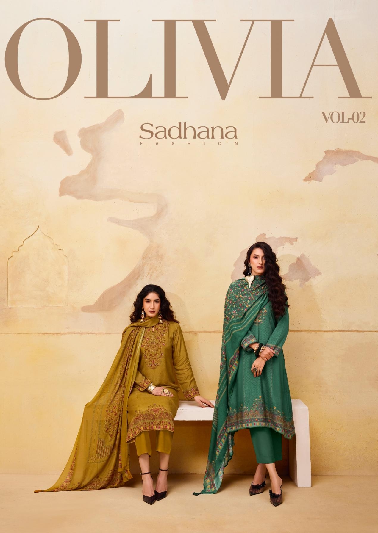 sadhana fashion olivia 2 series 11601 to 11606 milanz cotton pakistani suits in wholesale surat
