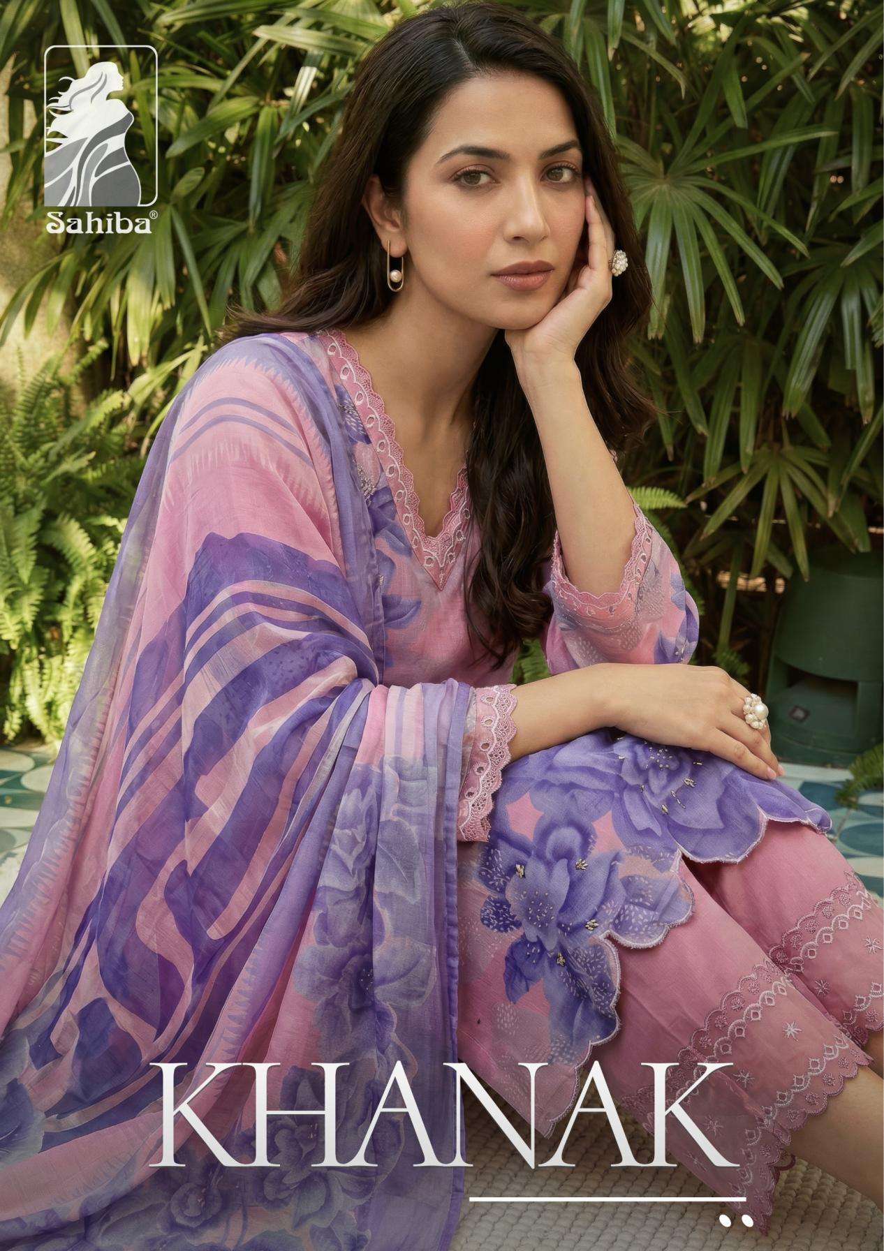 sahiba khanak series 942 to 996 amazing cotton lawn salwar kameez in wholesale surat