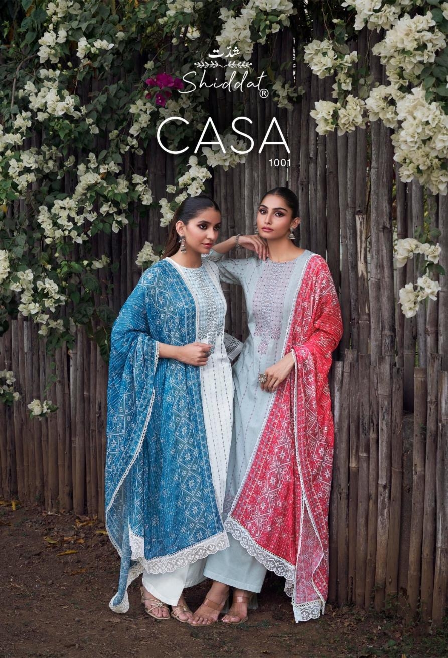shiddat casa 1001 cambric printed pakistani wholesale salwar kameez