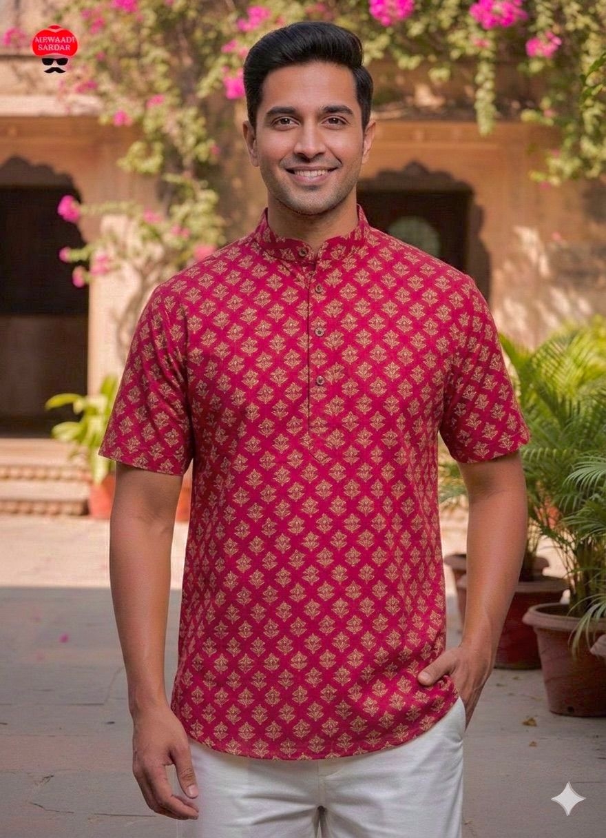 Summer Kurta Cotton Printed Short Length Shirt kurta  for this summer season