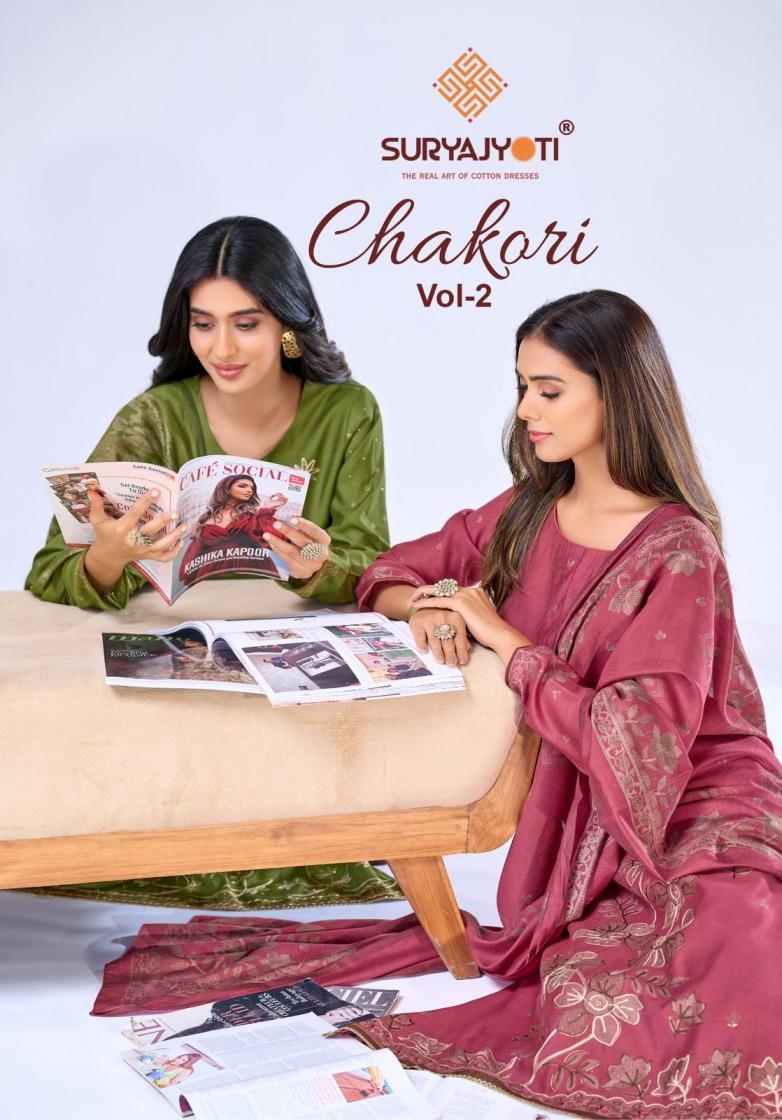 suryajyoti chakori vol 2 series 2001-2006 viscose wholesale suit