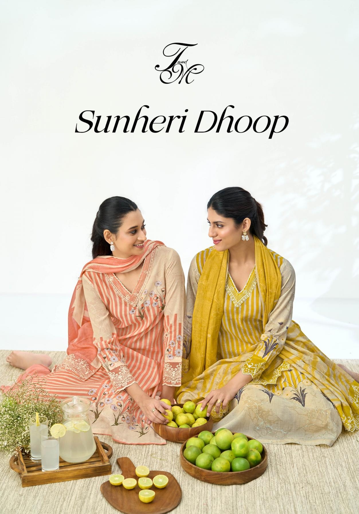 t&m designer sunheri dhoop mul chanderi pakistani style salwar kameez