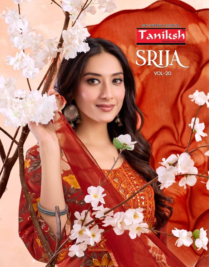 taniksh srija vol 20 series 20001-20008 capsule print readymade suit 