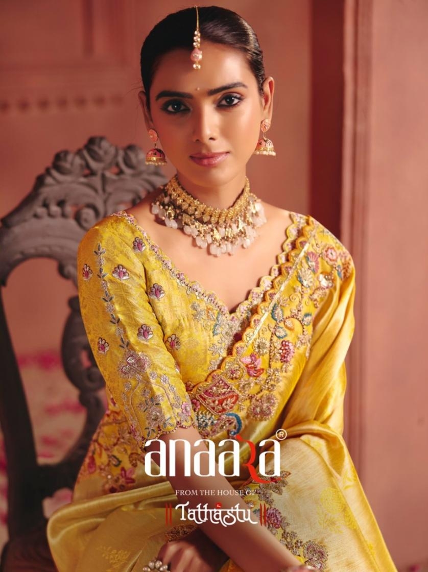 tathastu anaara 8301-8312 fancy silk party wear saree