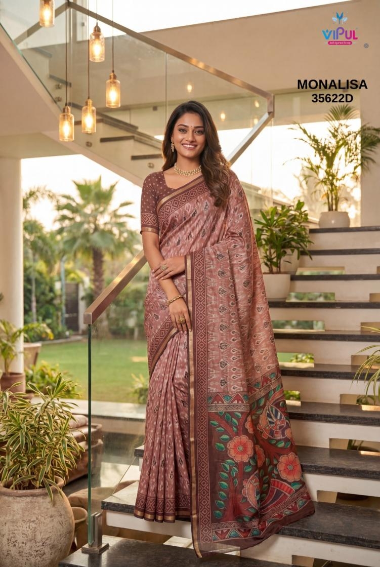 vipul fashion monalisa 35622 mal cotton wholesale saree