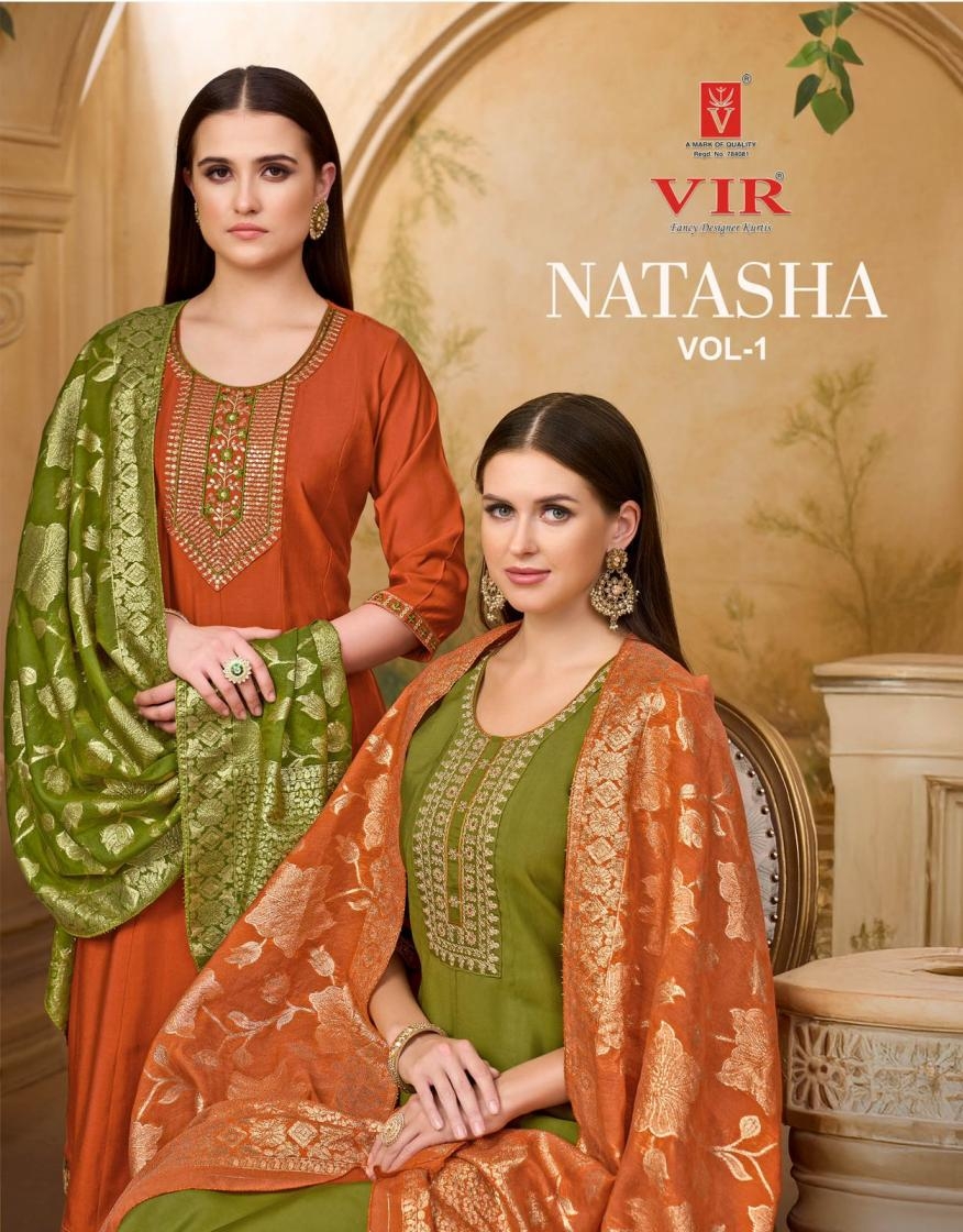 vir natasha vol 1 series 1001-1006 roman wholesale readymade suit 