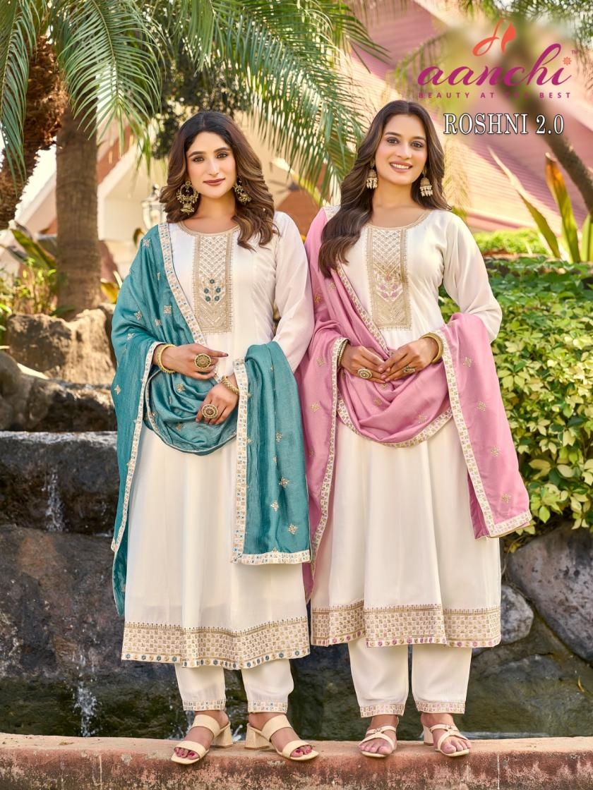 aanchi roshni 2.0 vichitra silk readymade suit in surat