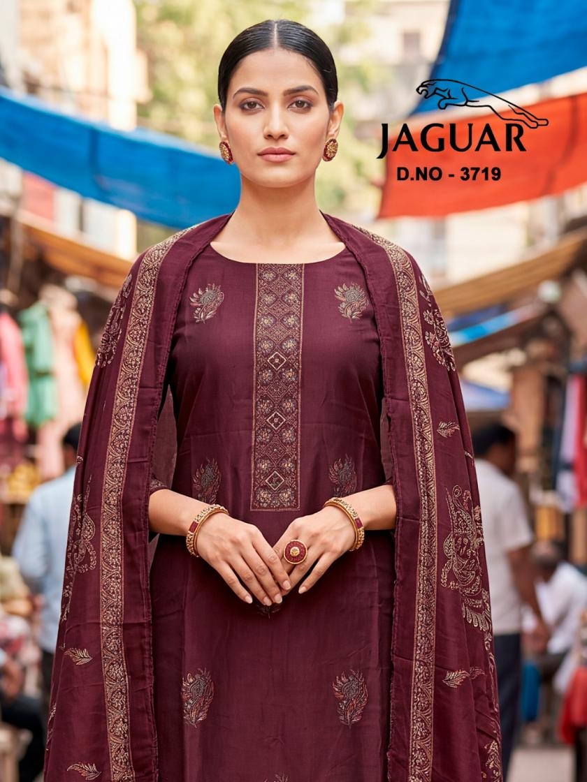 bipson jaguar 3719 roman silk with discharge print wholesale salwar suit