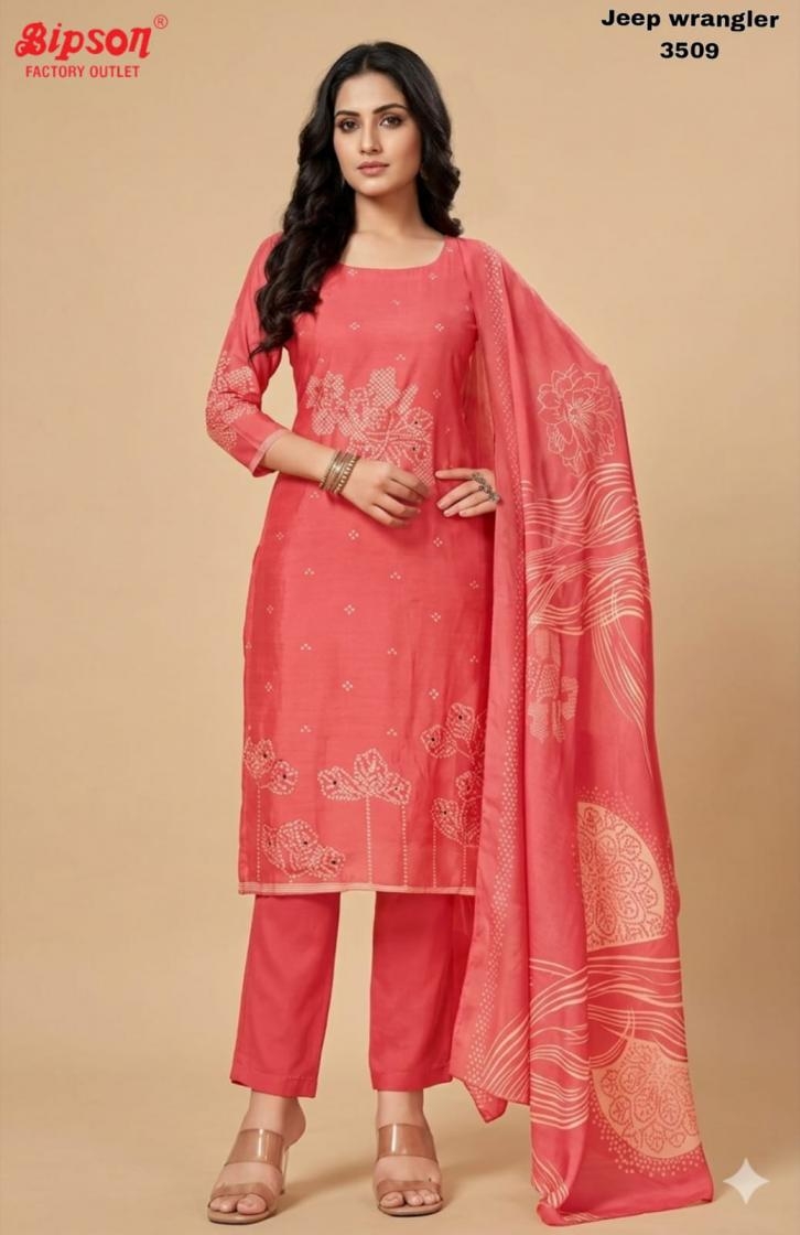 bipson prints jeep wranglar 3509 roman silk readymade wholesale suit 