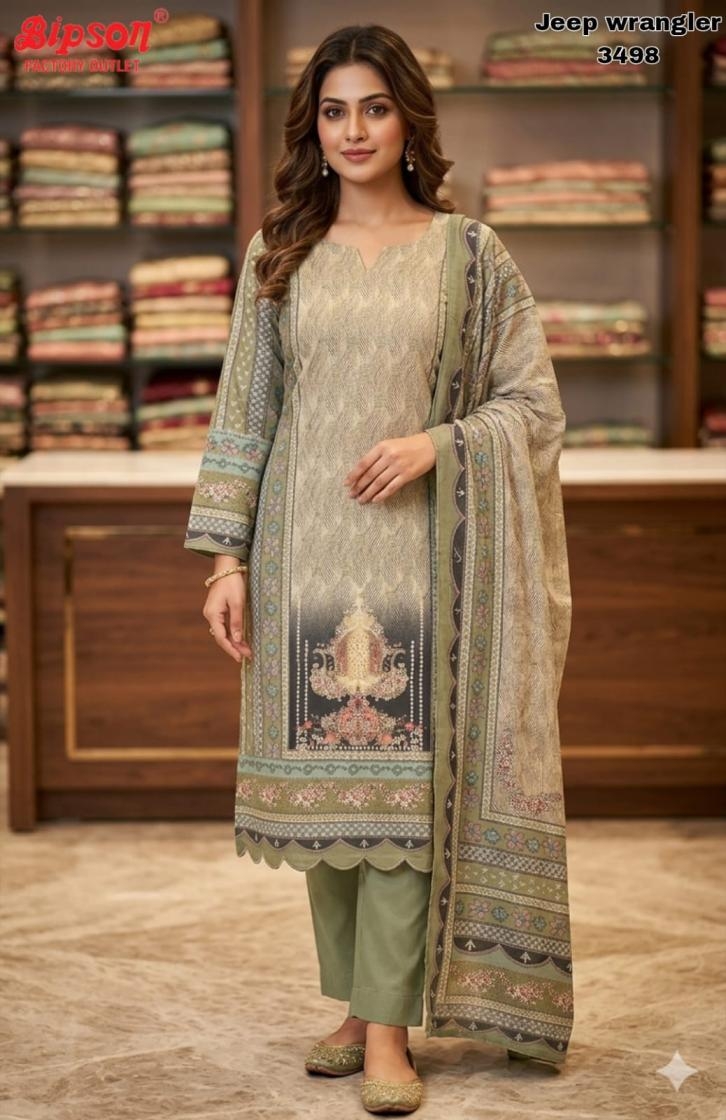 bipson wranglar 3498 roman silk wholesale suit in surat