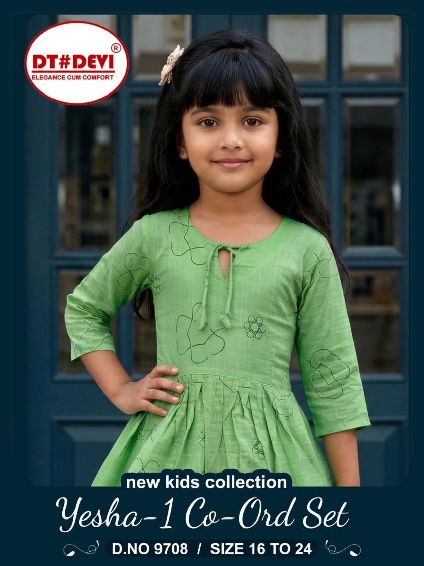 dt devi yesha vol 1 series 9708 vetican kurti with bottom