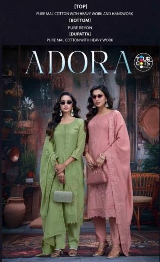 fourdots adora series 9081-9084 Pure Mal Cotton wholesale suit in surat