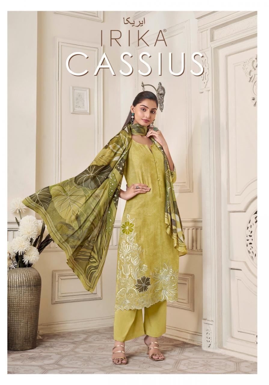 irika cassius series 101-106 pure linen digital print wholesale suit 