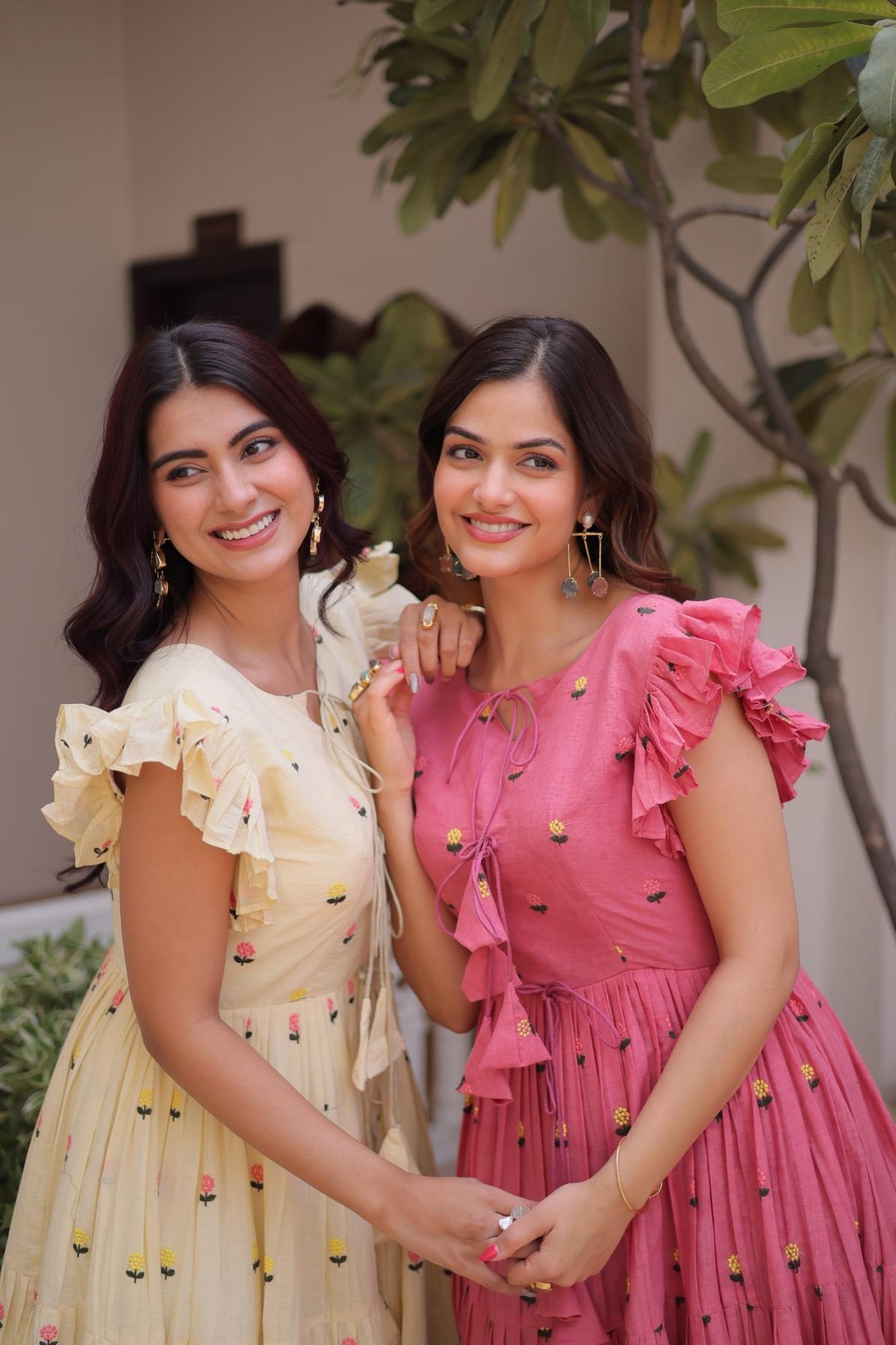 ka 1247 Cotton With Embroidered Work readymade long kurtis