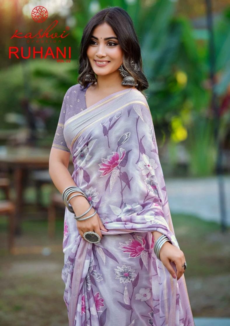 kashvi creation ruhani vol 22 series 2201-2208 Dull moss wholesale saree