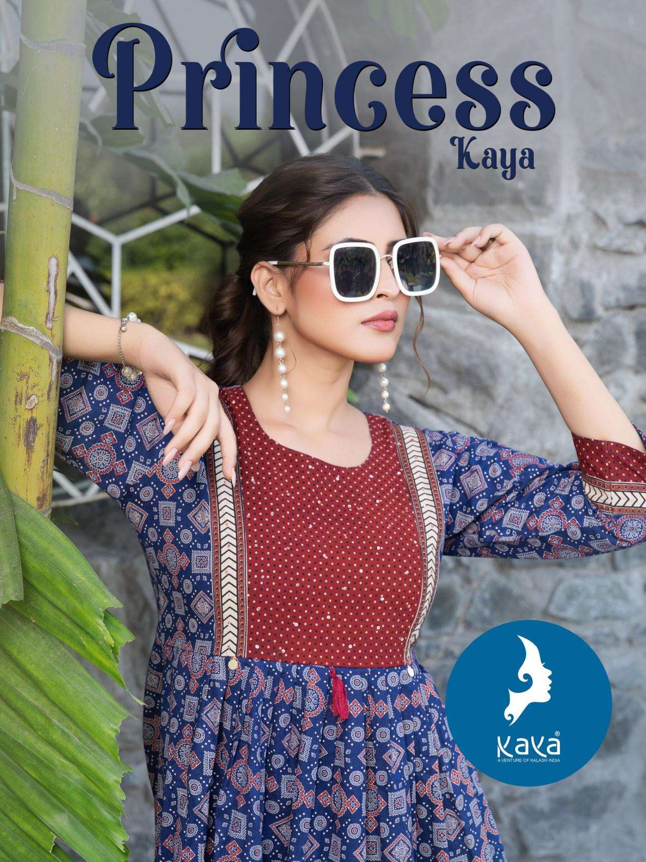 kaya princess series 01-06 cotton wholesale kurti in surat