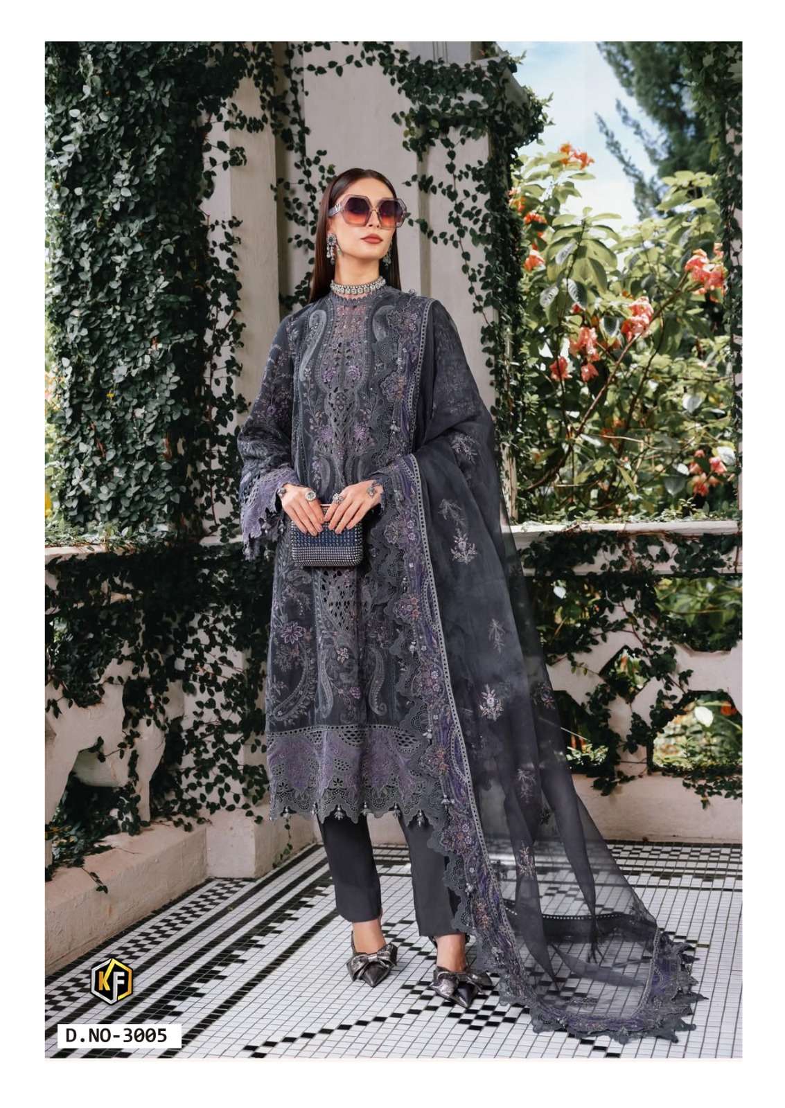 Keval Fab Elaya Vol-3 series 3001-3006 Heavy Lawn Cotton wholesale suit 