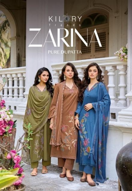 kilory trends zarina series 2531-2536 lawn cotton wholesale suit in surat