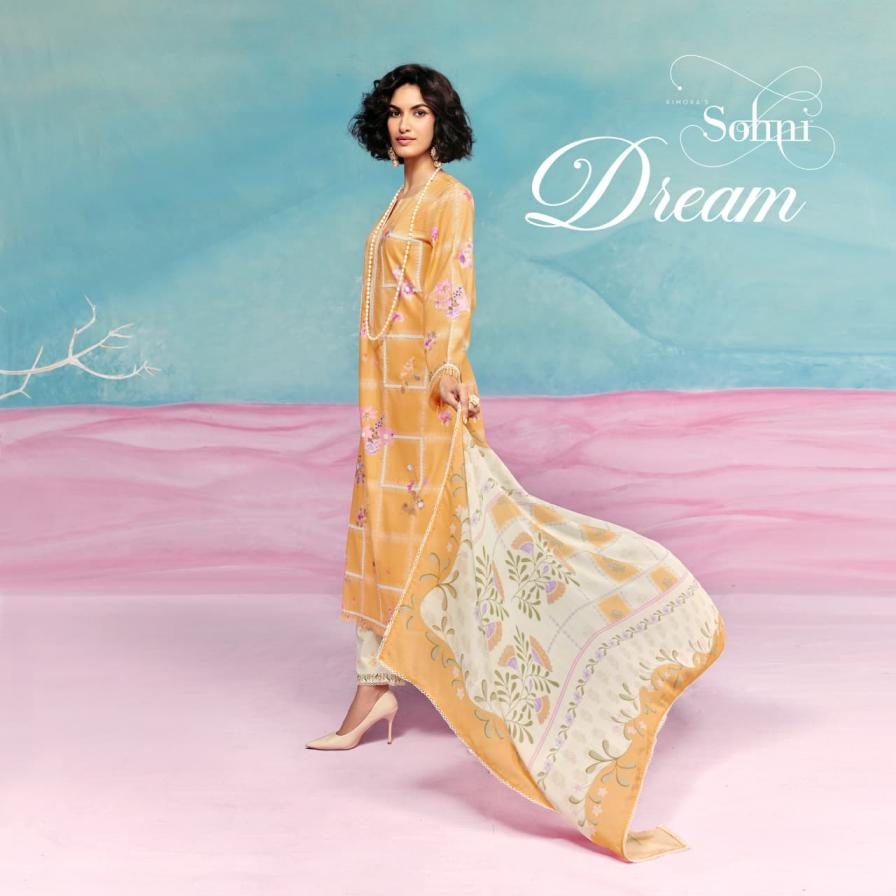 kimora sohni dream vol 63 series 701-704 cotton lawn wholesale suit in surat 