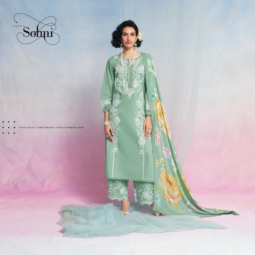 kimora sohni fairy series 691-694 Pure lawn cotton wholesale suit in surat