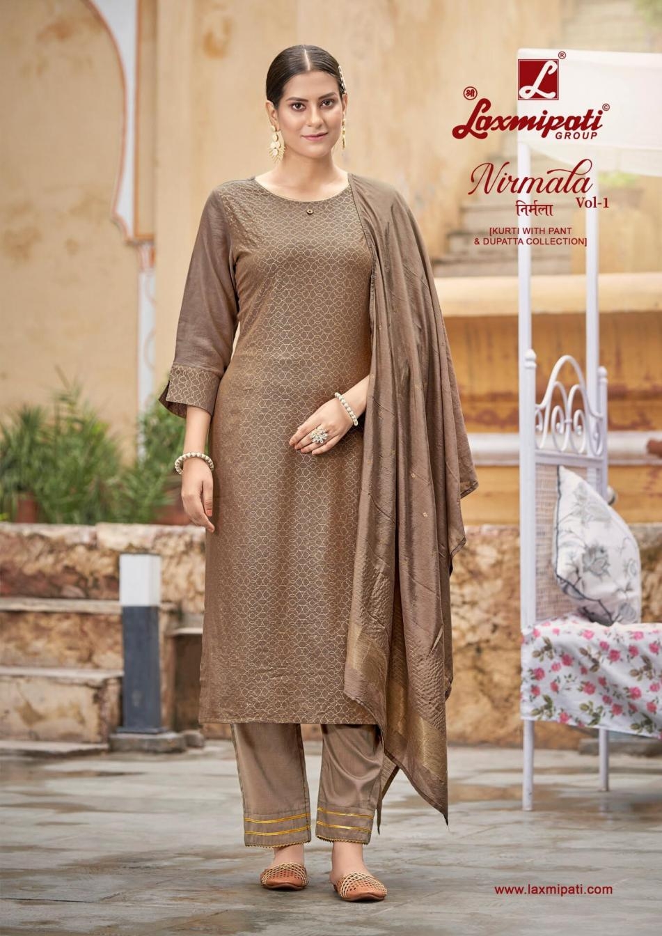 laxmipati nirmala vol 1 muslin wholesale readymade suit 