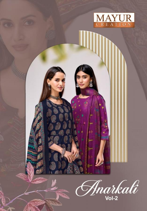 mayur creation anarkali vol 2 series 2001-2008 cotton readymade suit