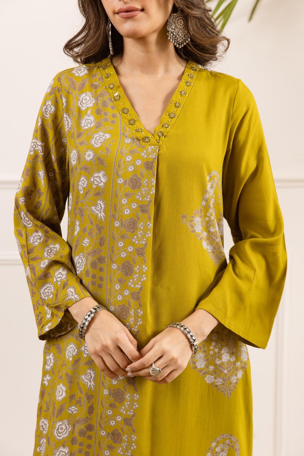 modern german rayon readymade pretty look co-ord set for womens