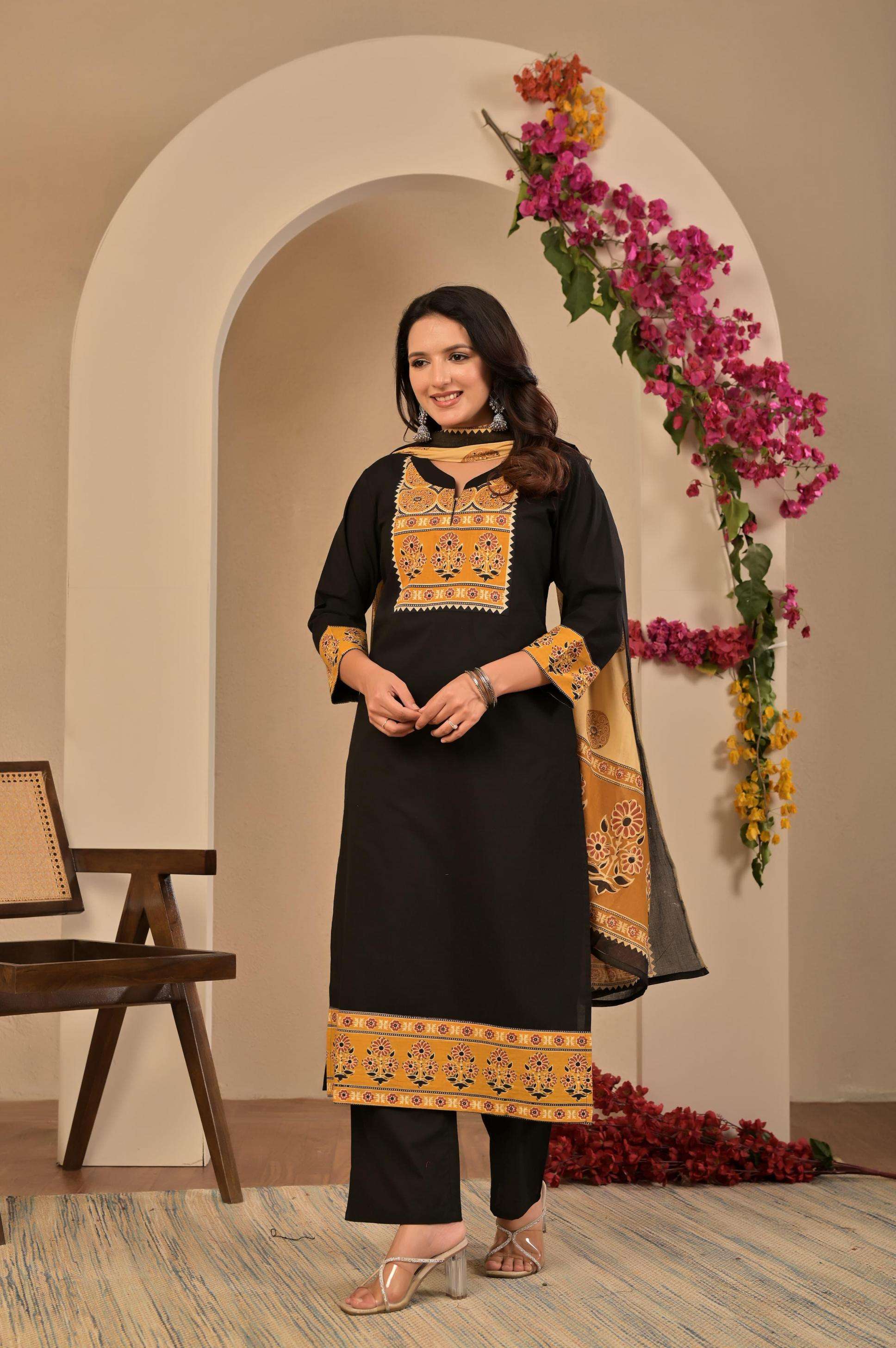 modern pure cotton stylish readymade wholesale suit in surat