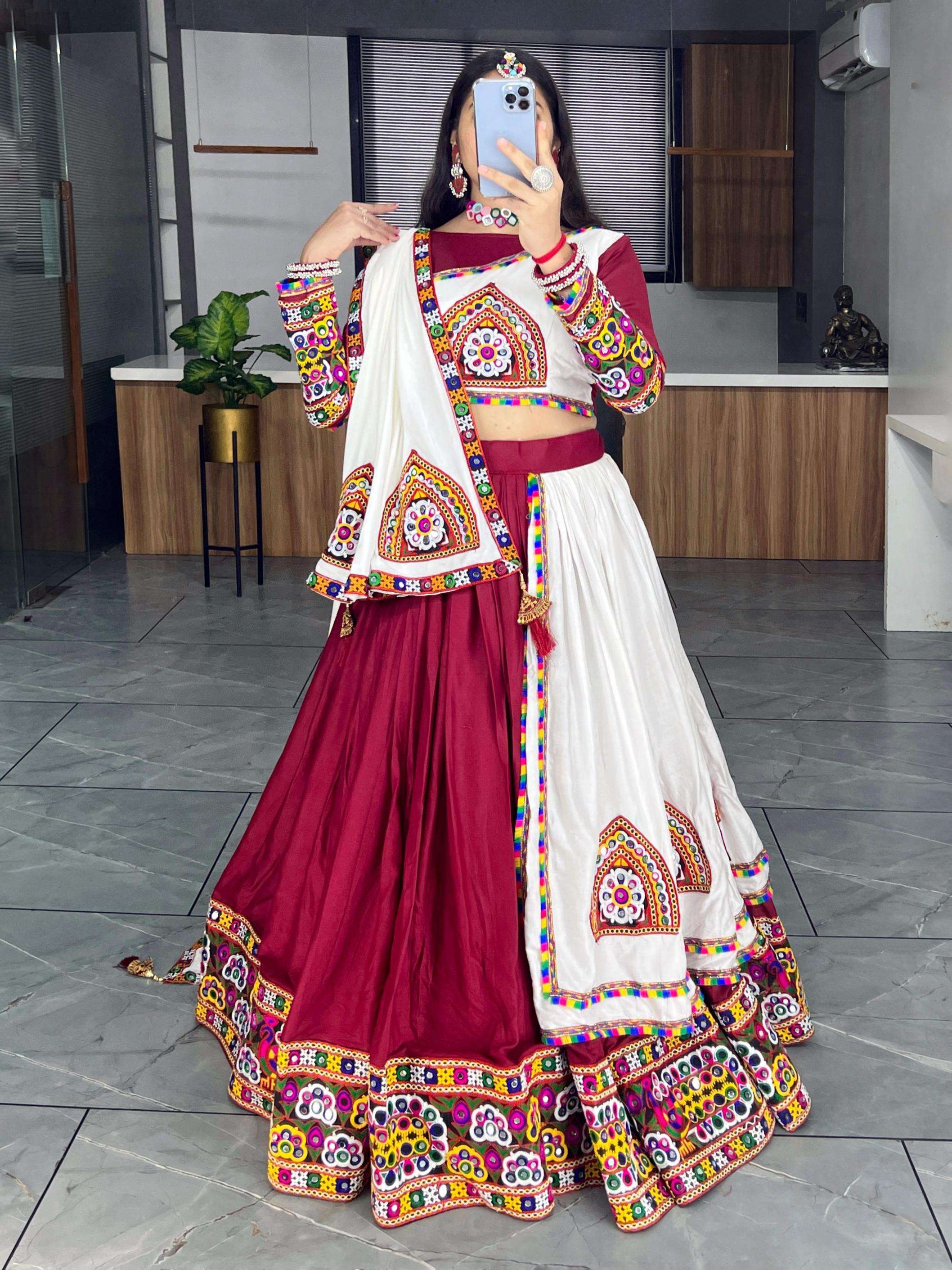 morli grtn8050 rayon cotton fully stitch navratri special chaniya choli