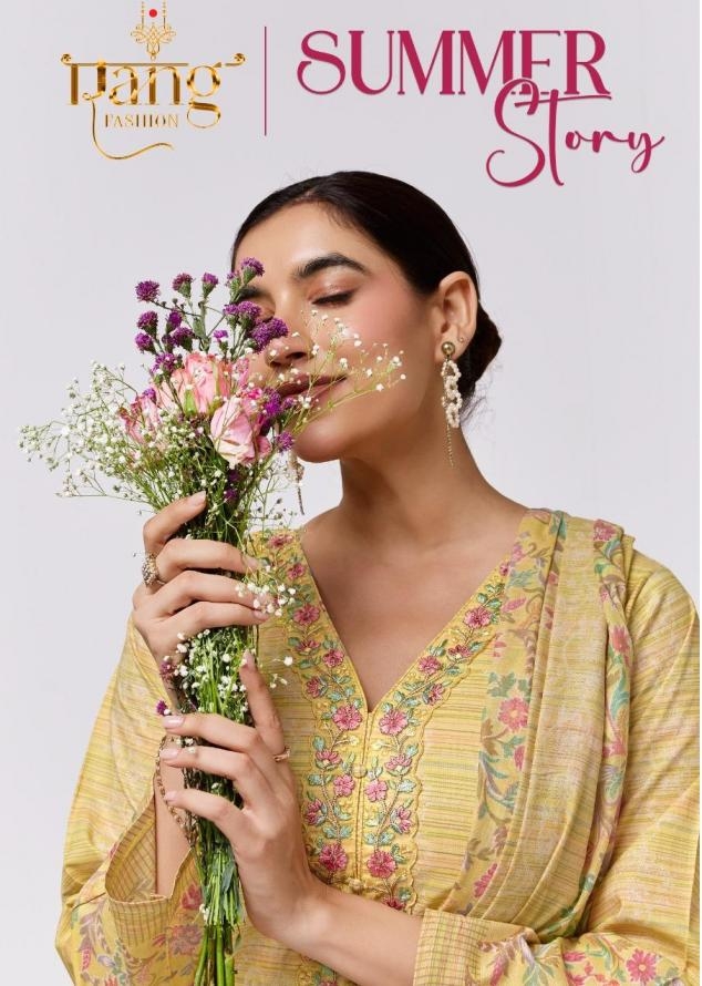 rangati summer story series 1001-1004 cambric cotton wholesale suit in surat